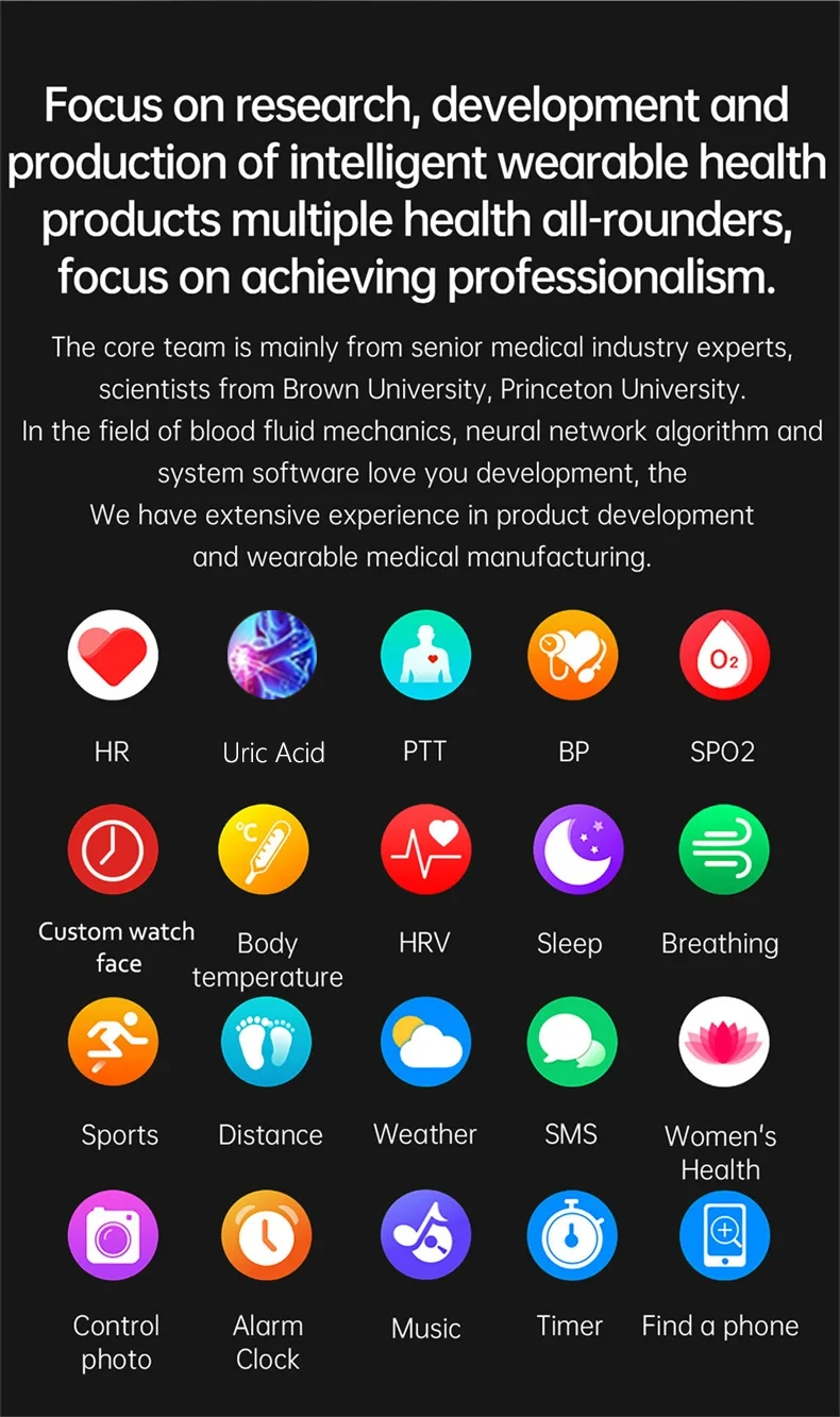 New Health Managed 650nm Laser Smart Watch Sapphire Health Measure Blood Oxygen Pressure Uric Acid Call ECG+PPG Smartwatch Men