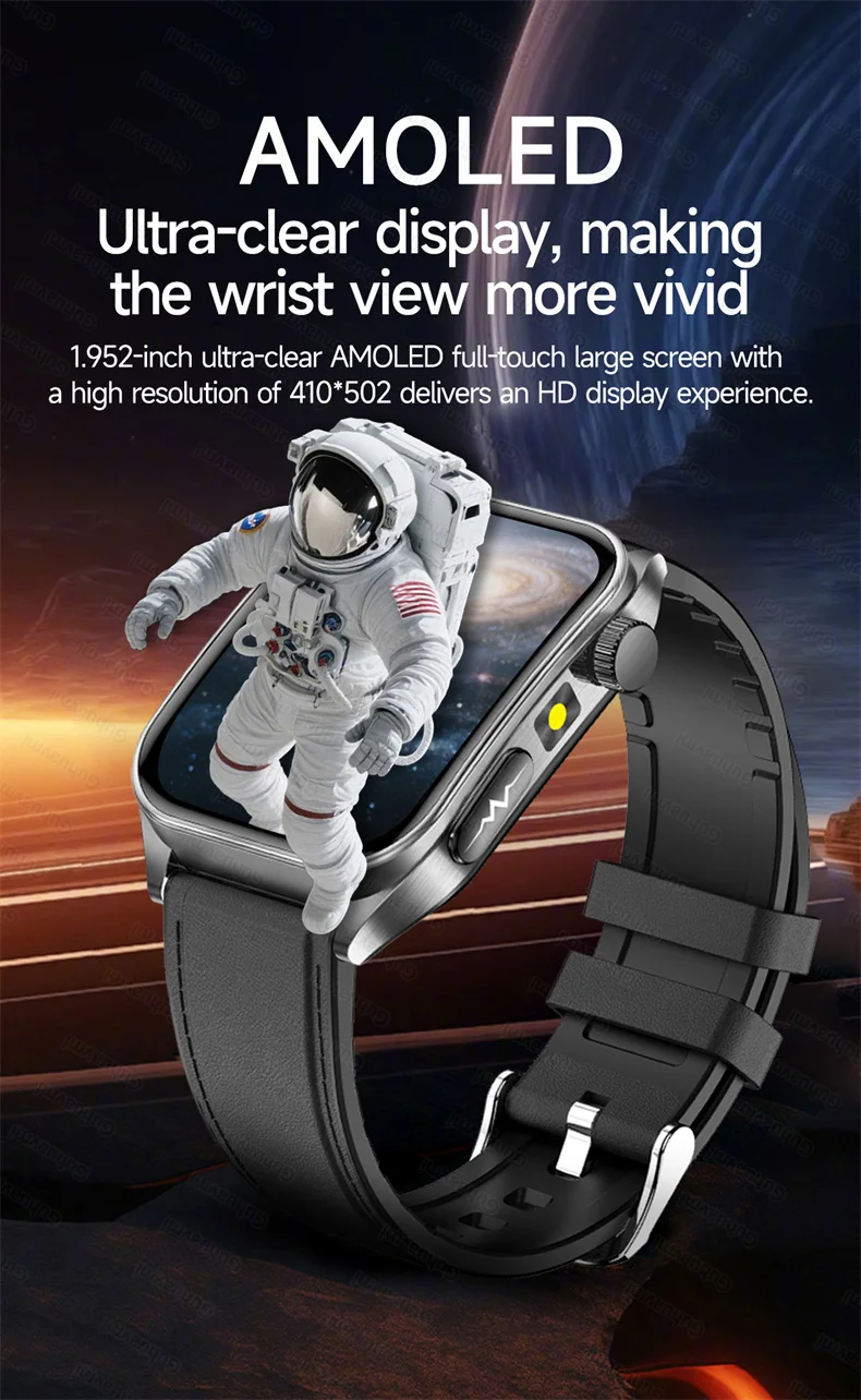 New Health Managed 650nm Laser Smart Watch Sapphire Health Measure Blood Oxygen Pressure Uric Acid Call ECG+PPG Smartwatch Men