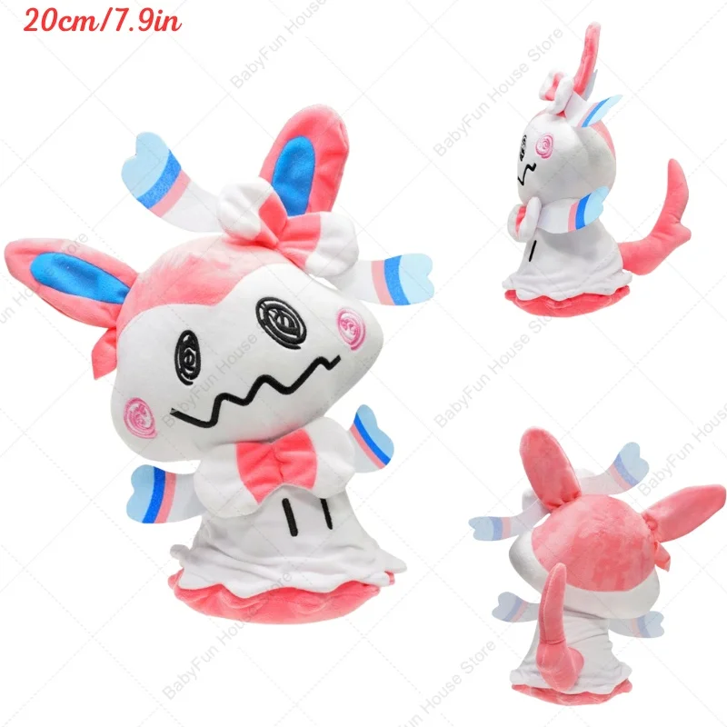 Pokemon Shiny Mimikyu Plush Toys Mimikyu Cos Charizard Snorlax Umbreon Vaporeon Sylveon Eevee Espeon Leafeon Peluche Dolls Gifts