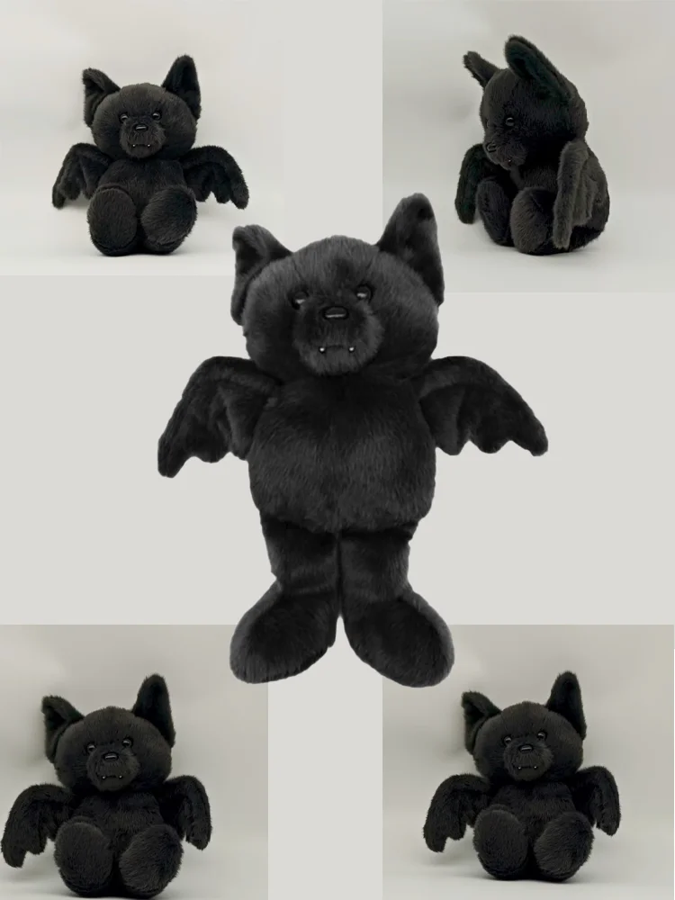 Hot High Quality Build A Bear Posable Bat Soft Plush Toy Cute Pet Accessories Doll Merch Birthday Halloween Christmas kids Gifie