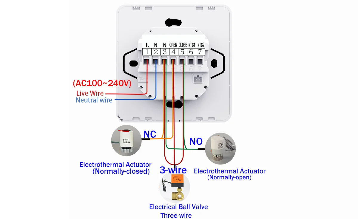 Tuya Smart Home Thermostat Water Electric Warm Floor Heating Gas Boiler WiFi Temperature Remote Controller with Google Alexa
