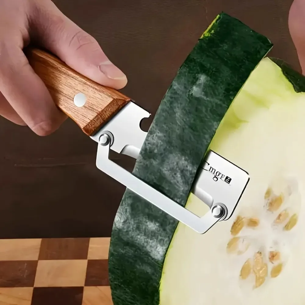Multi-functional peeler Stainless Steel Vegetable Peeler with Wooden or Stainless Steel Handle Potato Peeler Kitchen-Specific