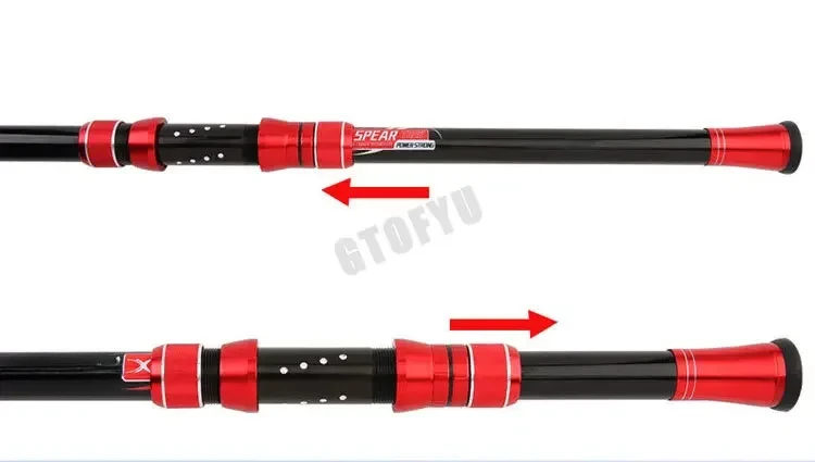 2.1M Carbon Fishing Rod 30kg above Superhard 100M Long Distance Throwing shot Rod Telescopic Sea Boat High Quality Fishing Gear