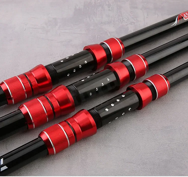 2.1M Carbon Fishing Rod 30kg above Superhard 100M Long Distance Throwing shot Rod Telescopic Sea Boat High Quality Fishing Gear