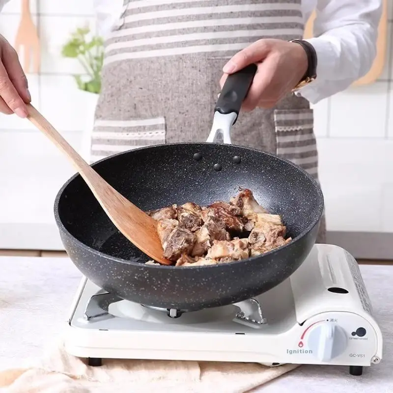 Multifunctional Wooden Raclette Spatulas,Solid Wood High Temperature Resistant Spatula Nonstick Kitchen Utensil