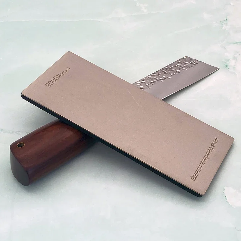 120/600/1500/3000 Grit Diamond Sharpening Stones Knife Sharpener Anti-skid Base Kitchen Knife Sharpening Tool Set Flake Plate