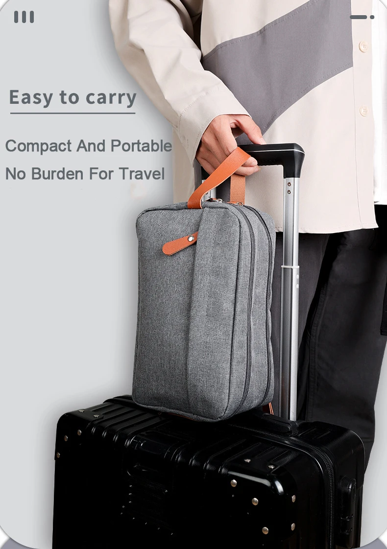 Toiletry Bag for Men Travel Toiletry Organizer Dopp Kit Water-proof Shaving Bag for Toiletries Accessories, Door Room Essentials