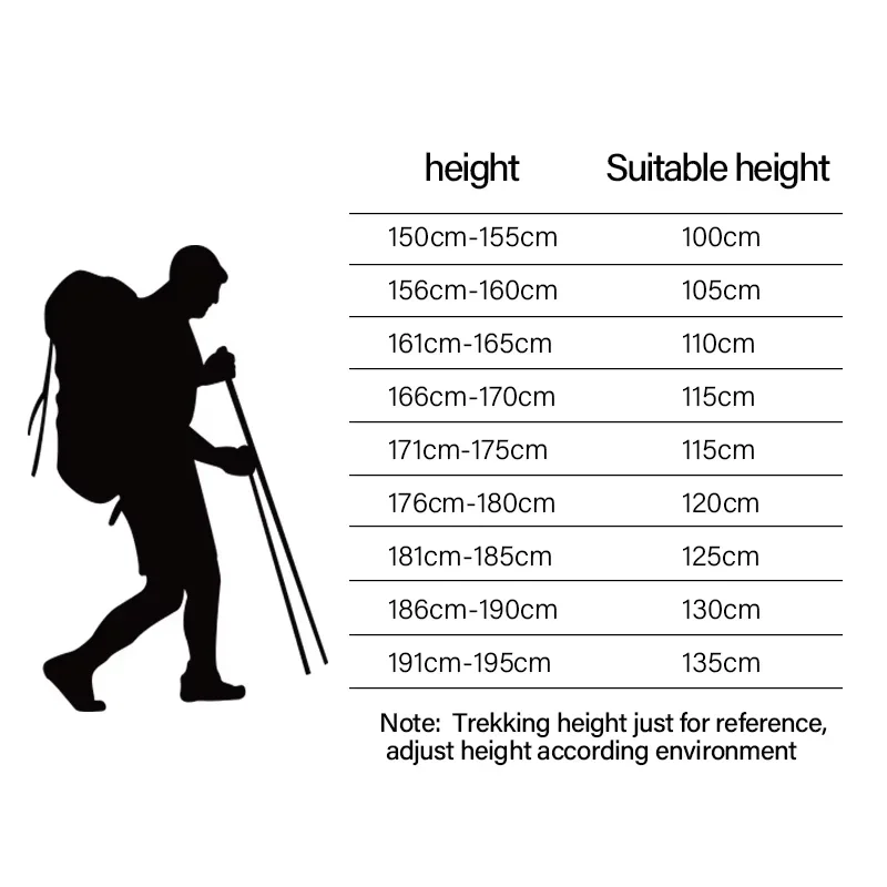 T800 Pure Carbon Fiber Trekking Poles Ultralight Weight Hiking Sticks Outdoor City Running Poles Walking Stick Folding Easy-take
