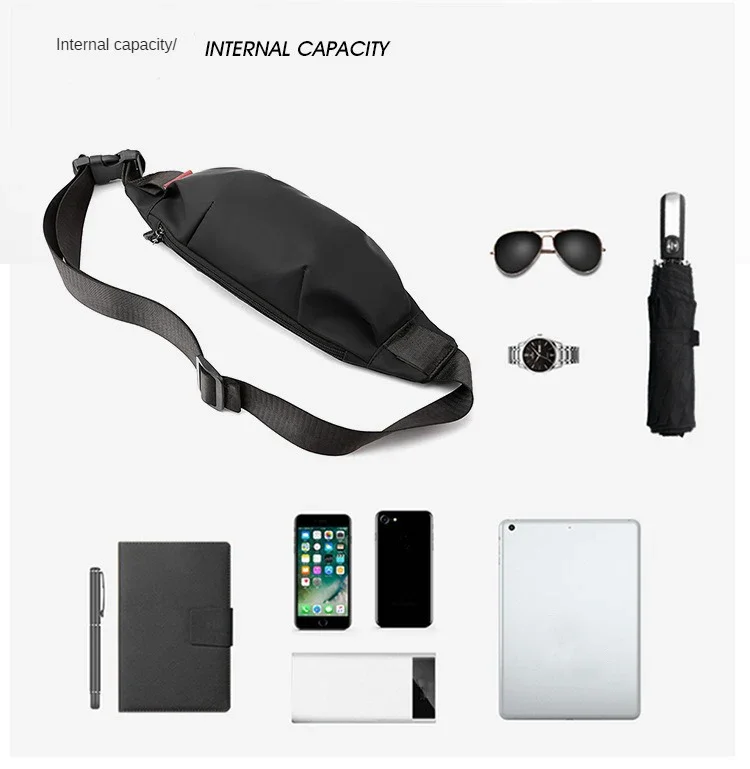 Men Waist Bag Young College Students Travel Men Crossbody Bag Male Belt Bag Waterproof Fashion Chest Bags Мужская Сумка Поясная