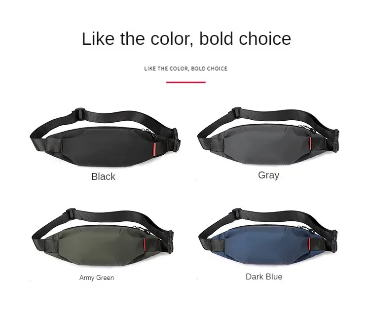 Men Waist Bag Young College Students Travel Men Crossbody Bag Male Belt Bag Waterproof Fashion Chest Bags Мужская Сумка Поясная