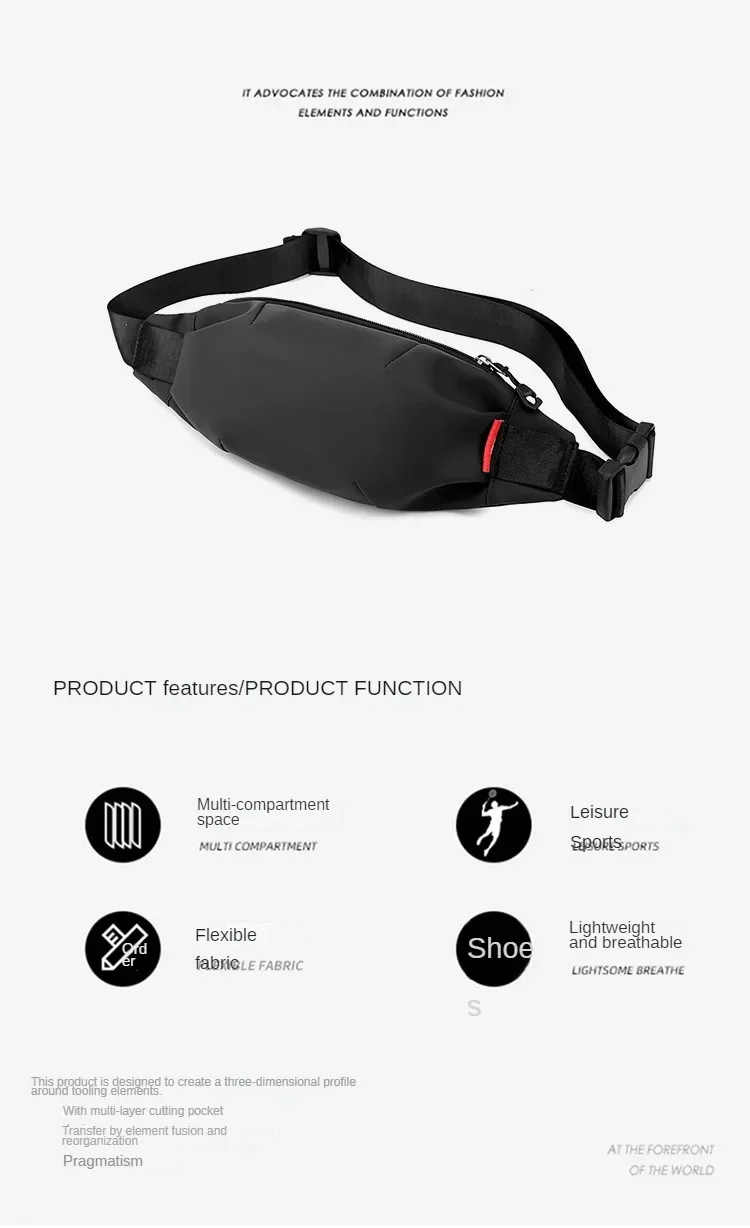 Men Waist Bag Young College Students Travel Men Crossbody Bag Male Belt Bag Waterproof Fashion Chest Bags Мужская Сумка Поясная