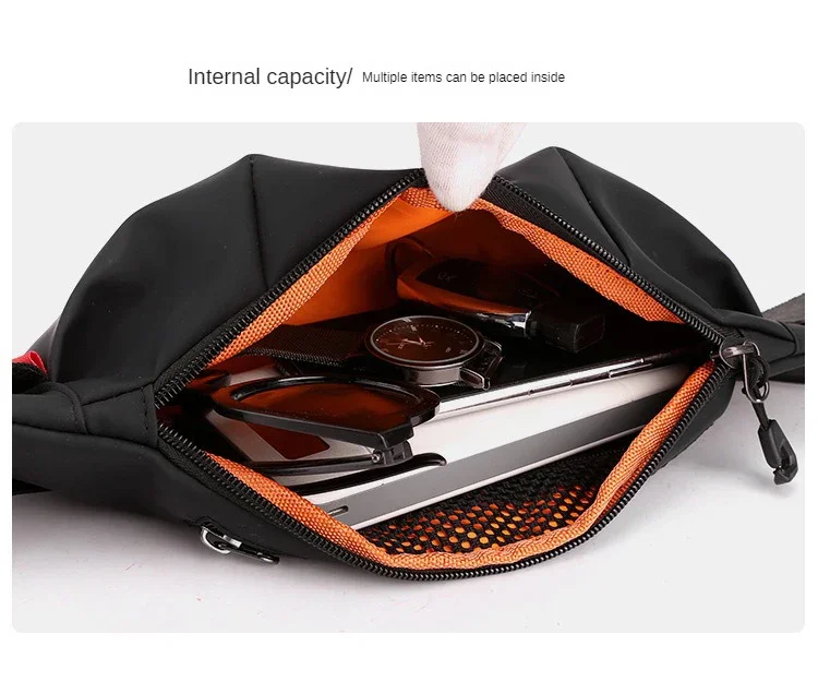 Men Waist Bag Young College Students Travel Men Crossbody Bag Male Belt Bag Waterproof Fashion Chest Bags Мужская Сумка Поясная