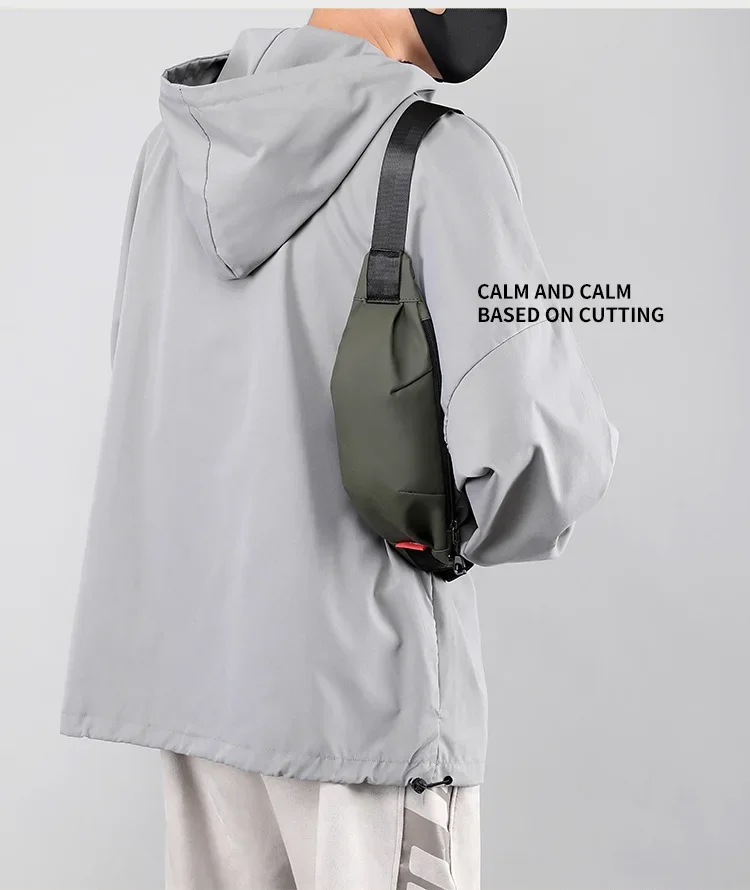 Men Waist Bag Young College Students Travel Men Crossbody Bag Male Belt Bag Waterproof Fashion Chest Bags Мужская Сумка Поясная