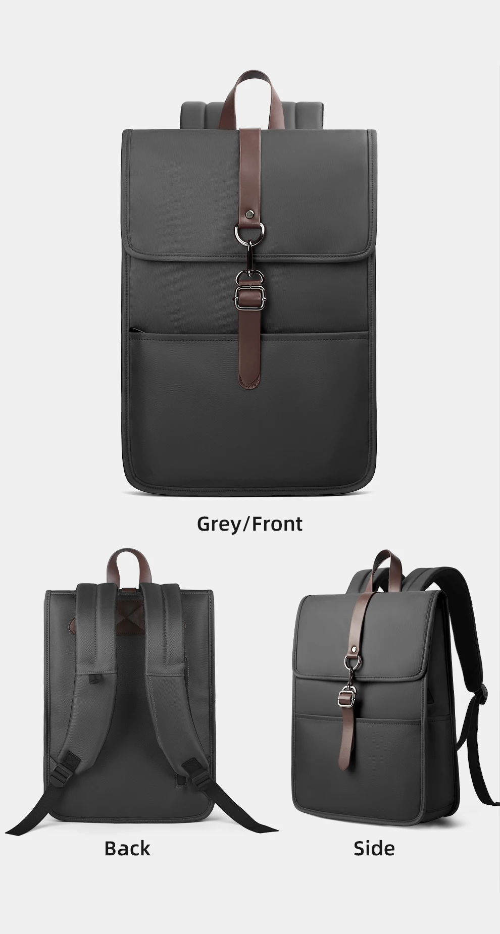 HK Multifunctional High-Quality Backpack Waterproof Oxford Cloth Large-Capacity Schoolbag 15.6-inch Laptop Bag with USB Charging