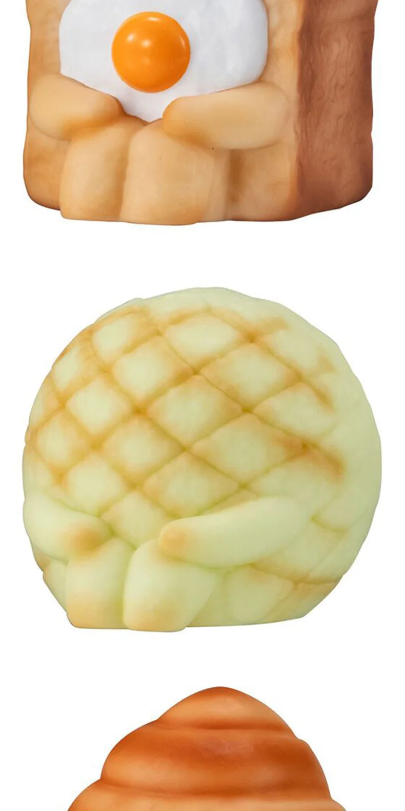 Bandai Machiboke Series Gashapon Capsule Toy Glowing Bread Egg Mechanism Animal Decorative Figure For Collectors