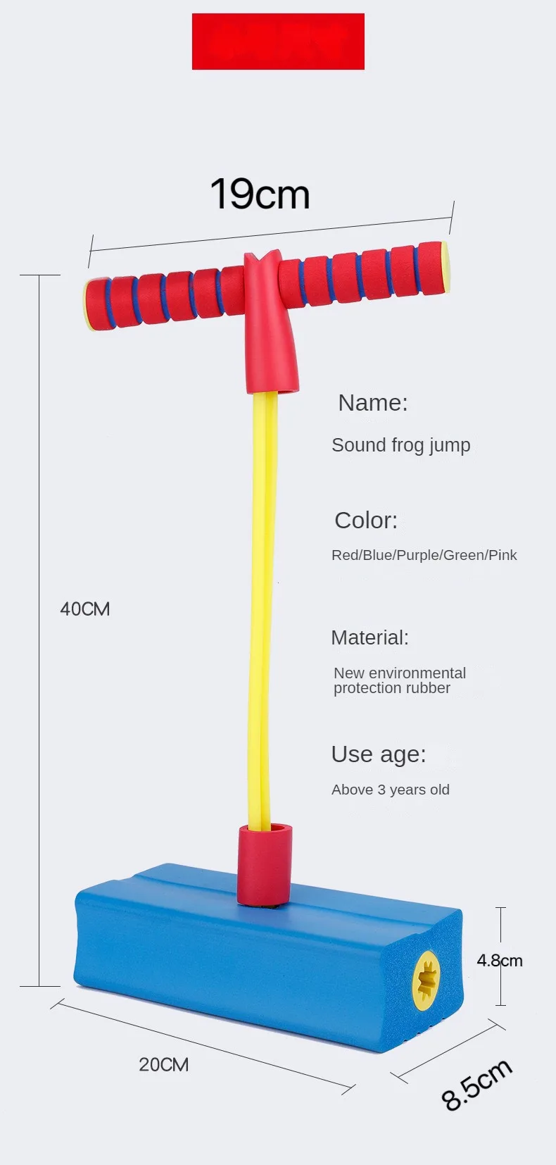 Gifts for 3+Old Boys Girls Foam Pogo Jumper for Kids Outdoor Toys for Autistic Kids Toy Fun Toys Presents for Girls Autism Toys