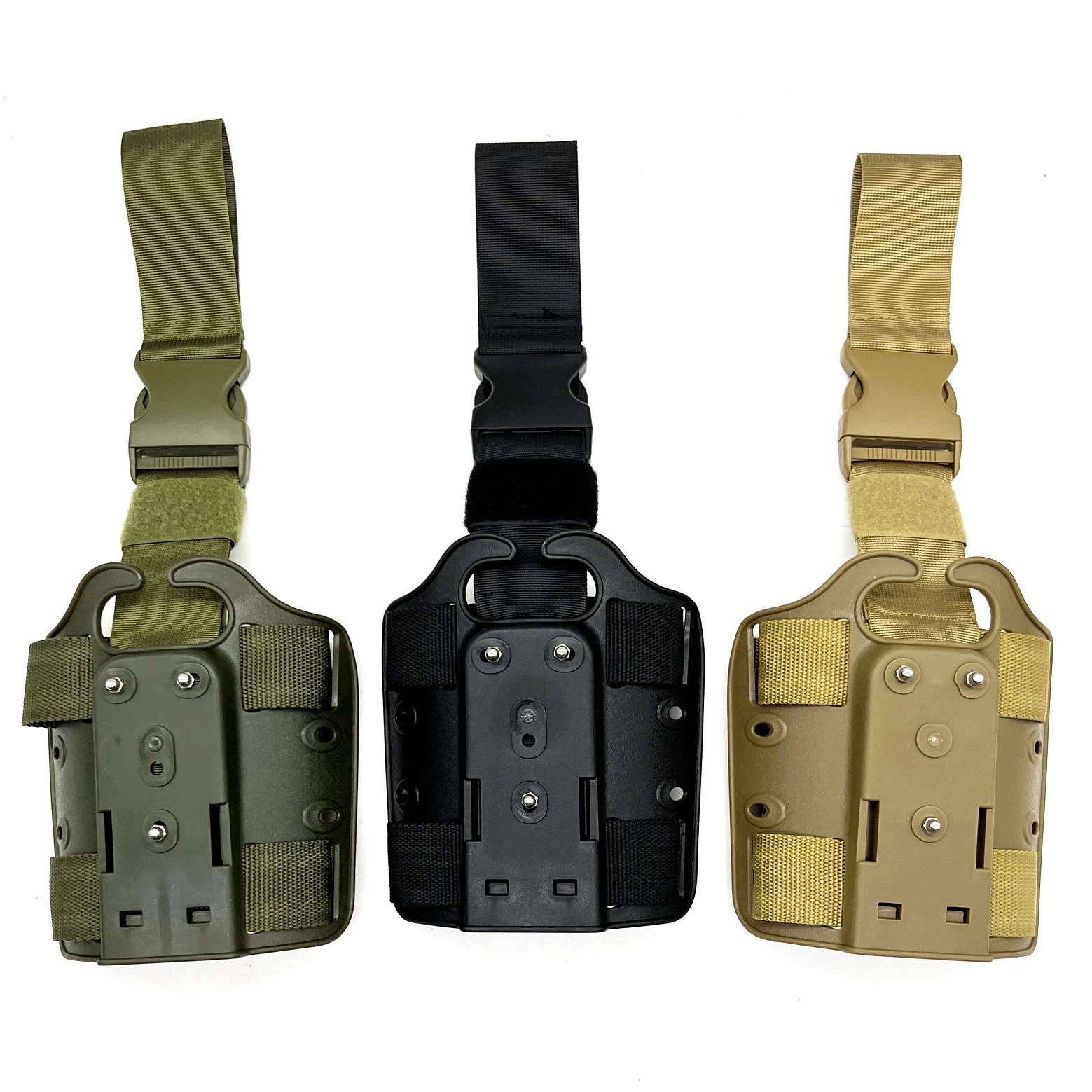 GL17 M9 SIG P226 Anti slip Handgun Holster Thigh Platform Shooting Hunting Accessories Falling Leg Holster Blade Adaptor