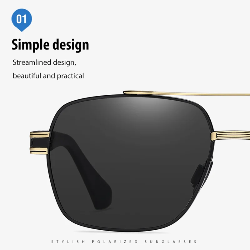 Metal Premium Photochromic Reading Glasses Men Square Presbyopic Glasses Women Fashion Discolored Glasses Customized Diopter