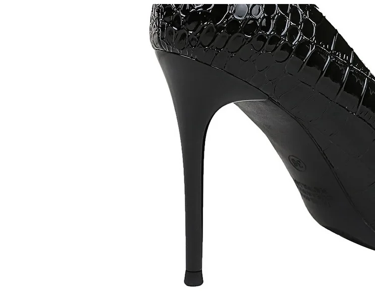 BIGTREE Shoes Women 10 Cm Metal Belt Buckle Ladies Pumps Women Luxury Banquet Shoes Stilettos High Heels Women Sexy Party Shoes