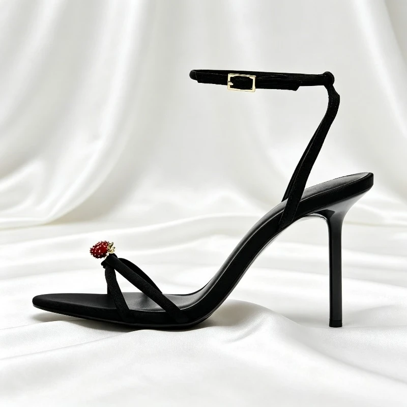 Sexy Brand Thin High Heels Women Summer New Fashion Designer Sandals Ladies Pumps Ankle Strap Elegant Banquet Party Shoes Female