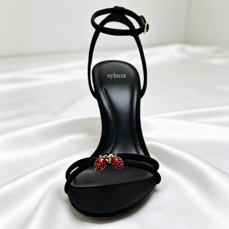 Sexy Brand Thin High Heels Women Summer New Fashion Designer Sandals Ladies Pumps Ankle Strap Elegant Banquet Party Shoes Female