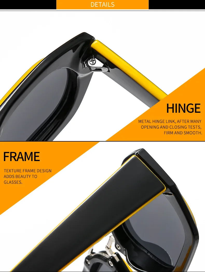 Personalized Steampunk Sunglasses Men Women Luxury Brand Designer Glasses Hip-hop Square Vintage Punk Sun Glasses Female