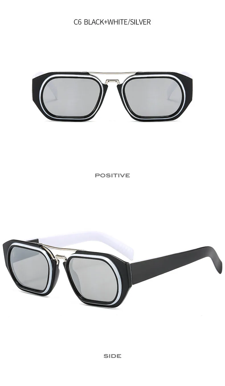 Personalized Steampunk Sunglasses Men Women Luxury Brand Designer Glasses Hip-hop Square Vintage Punk Sun Glasses Female