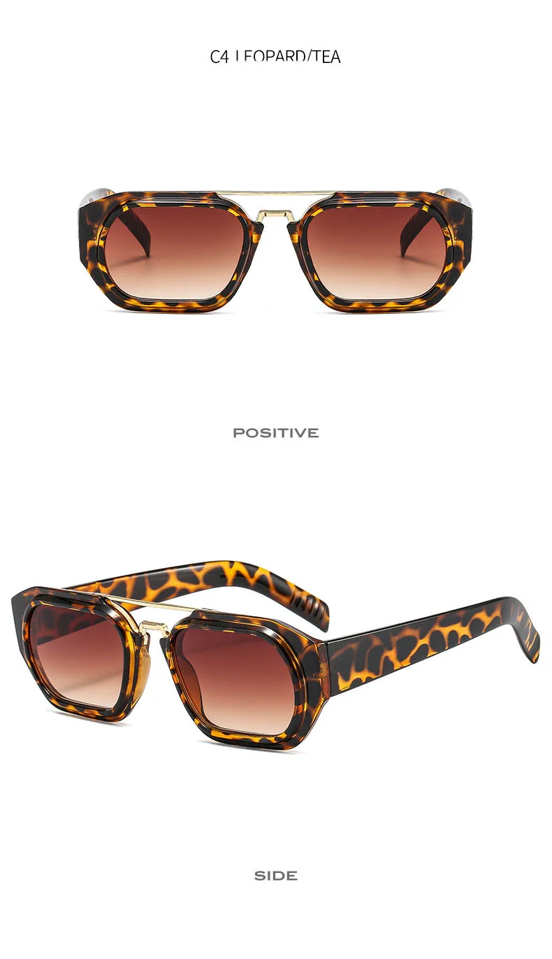 Personalized Steampunk Sunglasses Men Women Luxury Brand Designer Glasses Hip-hop Square Vintage Punk Sun Glasses Female