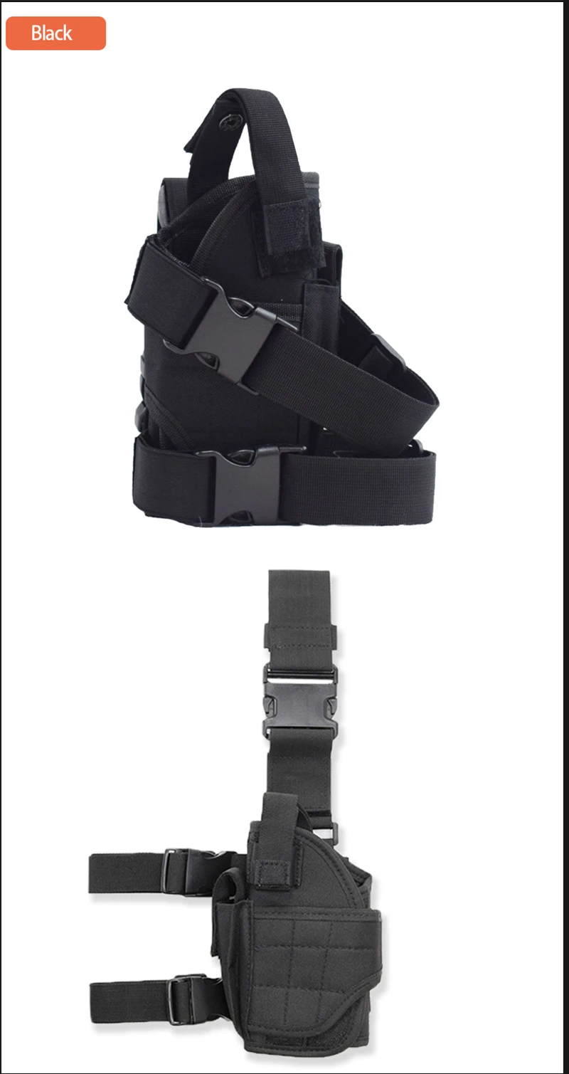 Tactical Leg Holster Airsoft Accessories Shooting Hunting Pistol Belt Holster Nylon Pouch Gun Holster