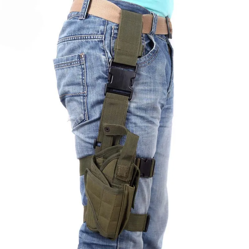 Tactical Leg Holster Airsoft Accessories Shooting Hunting Pistol Belt Holster Nylon Pouch Gun Holster