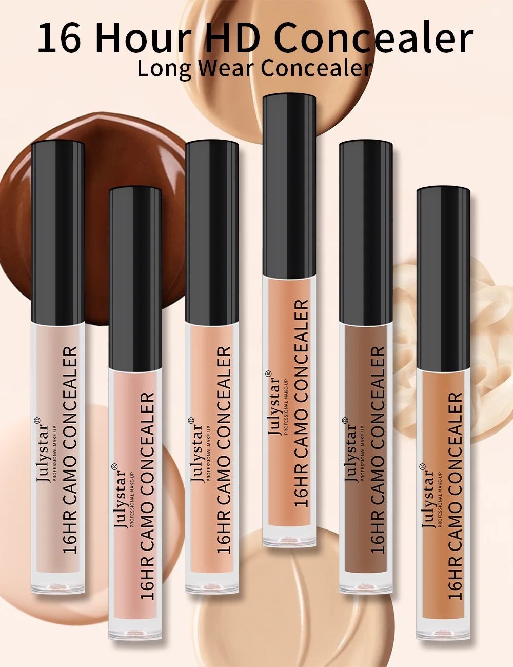 Concealer Liquid Cream Long‑last Cover Freckles Dark Circles Acne Marks Brighten Tear Trough Face Concealing Makeup Cosmetics