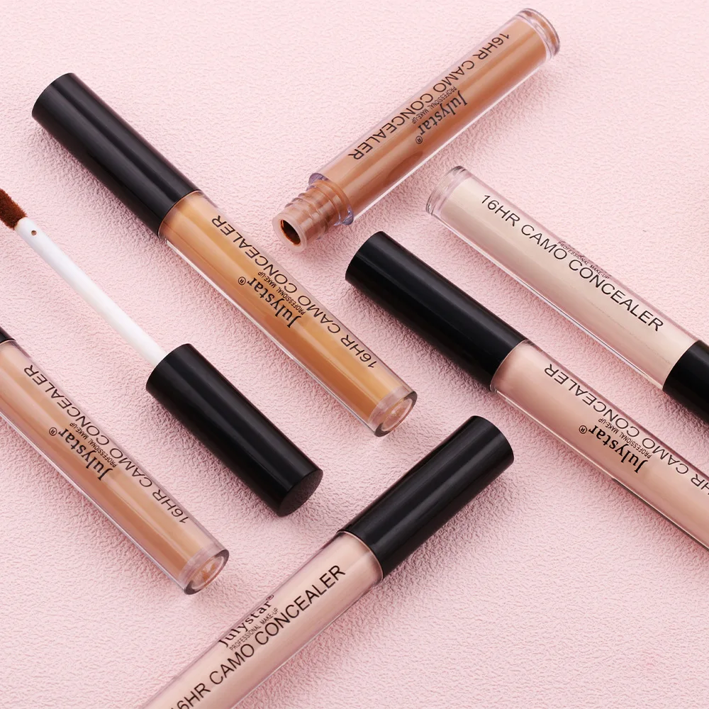 Concealer Liquid Cream Long‑last Cover Freckles Dark Circles Acne Marks Brighten Tear Trough Face Concealing Makeup Cosmetics