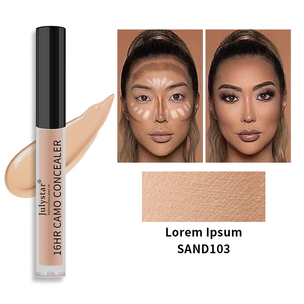 Concealer Liquid Cream Long‑last Cover Freckles Dark Circles Acne Marks Brighten Tear Trough Face Concealing Makeup Cosmetics