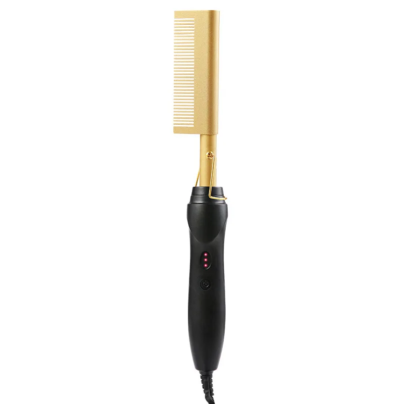 Hot Comb Hair Straightener Brush Hot Comb Pressing Electric Heat Electric Hair Brushes Styling Tools Cepillo Alisador De Cabello