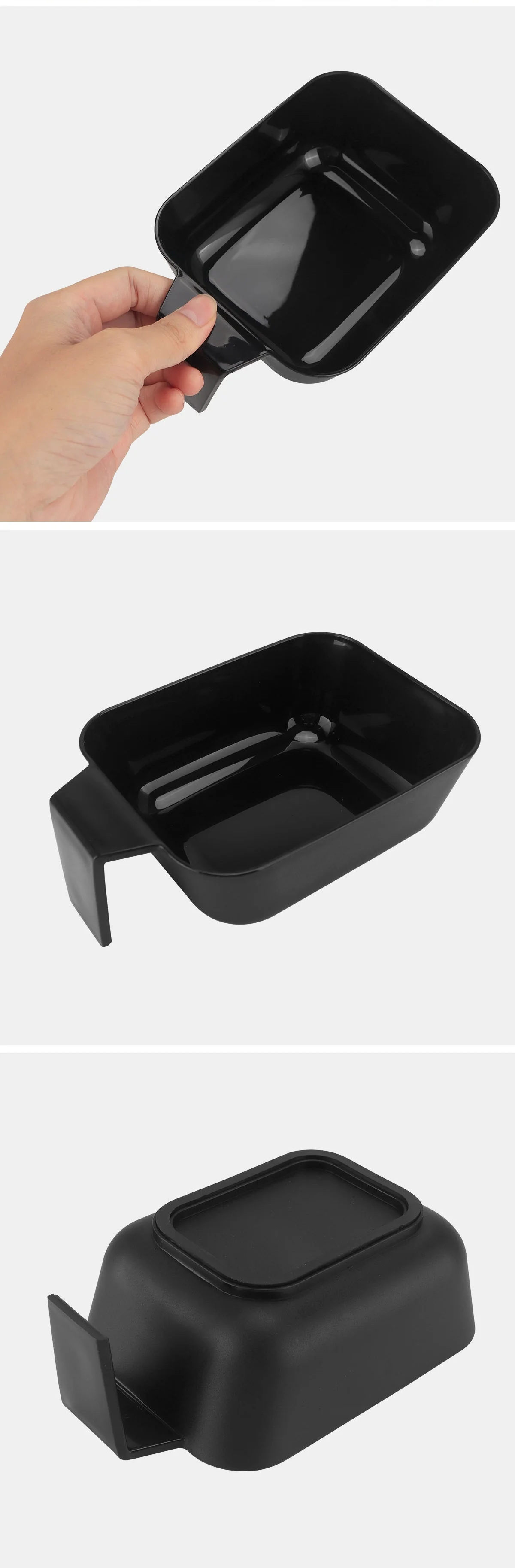 Hair Color Mixing Bowl Hair Dying Applicator Plastic Straw High-capacity Hairdressing Cup Salon Styling Accessories