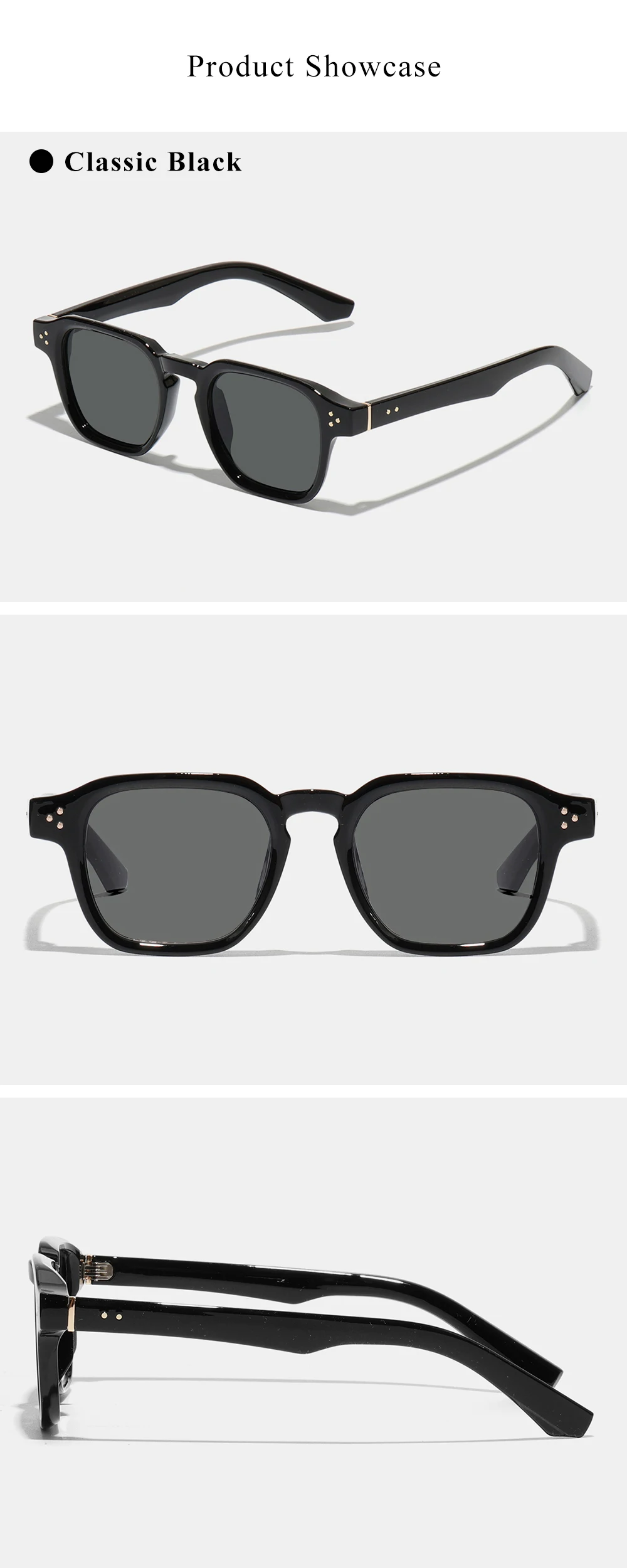Ruiao 2026 Retro Round Sunglasses Unisex Designer Luxury Vintage Shades Eyewear for Small Faces Fashionable Sun Glasses