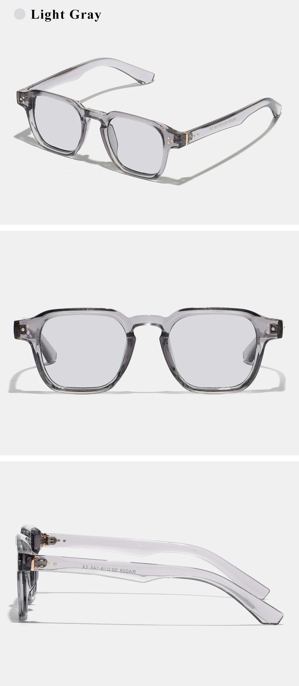 Ruiao 2026 Retro Round Sunglasses Unisex Designer Luxury Vintage Shades Eyewear for Small Faces Fashionable Sun Glasses