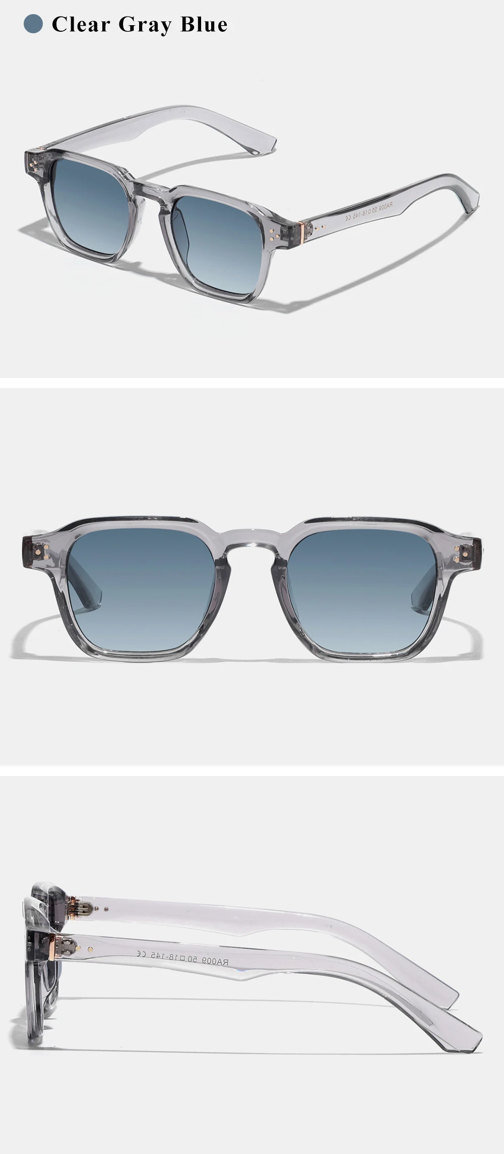 Ruiao 2026 Retro Round Sunglasses Unisex Designer Luxury Vintage Shades Eyewear for Small Faces Fashionable Sun Glasses