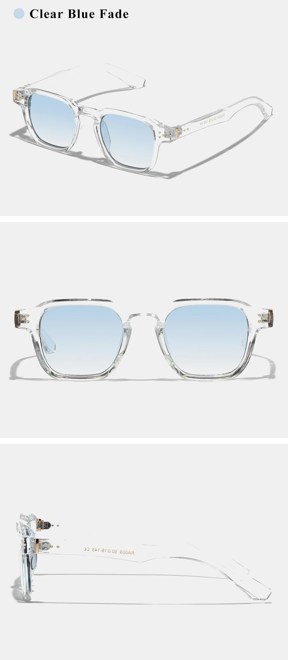 Ruiao 2026 Retro Round Sunglasses Unisex Designer Luxury Vintage Shades Eyewear for Small Faces Fashionable Sun Glasses