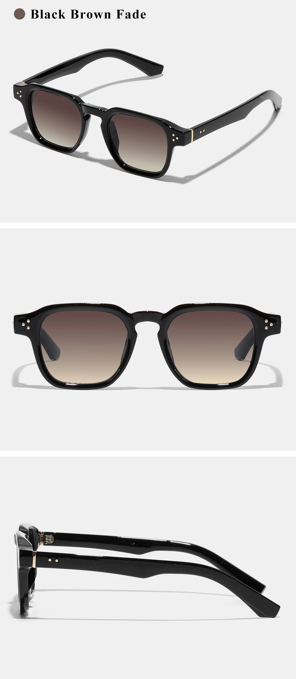 Ruiao 2026 Retro Round Sunglasses Unisex Designer Luxury Vintage Shades Eyewear for Small Faces Fashionable Sun Glasses
