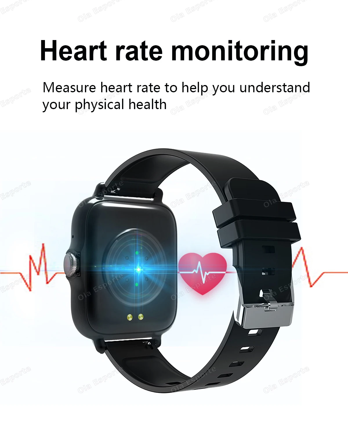 New 1.83-inch Smartwatch Call Notifications Sleep Monitoring Activity Tracking Smart Watch Compatible with Android and iOS Ht30
