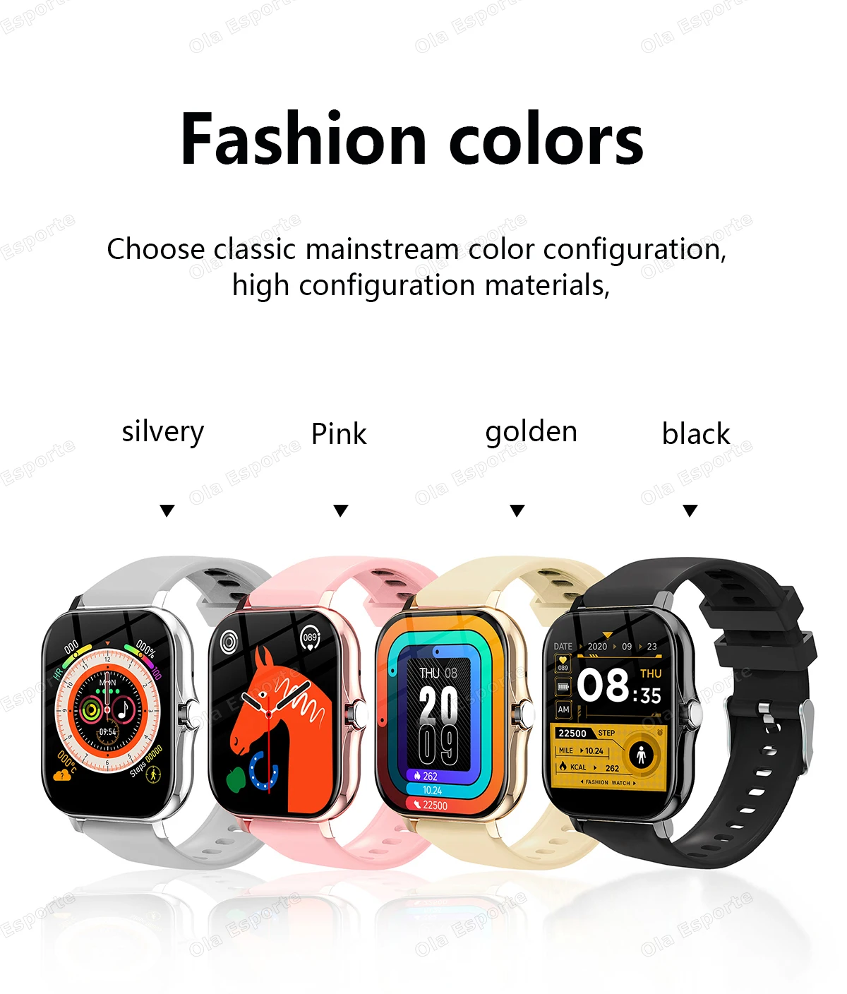 New 1.83-inch Smartwatch Call Notifications Sleep Monitoring Activity Tracking Smart Watch Compatible with Android and iOS Ht30