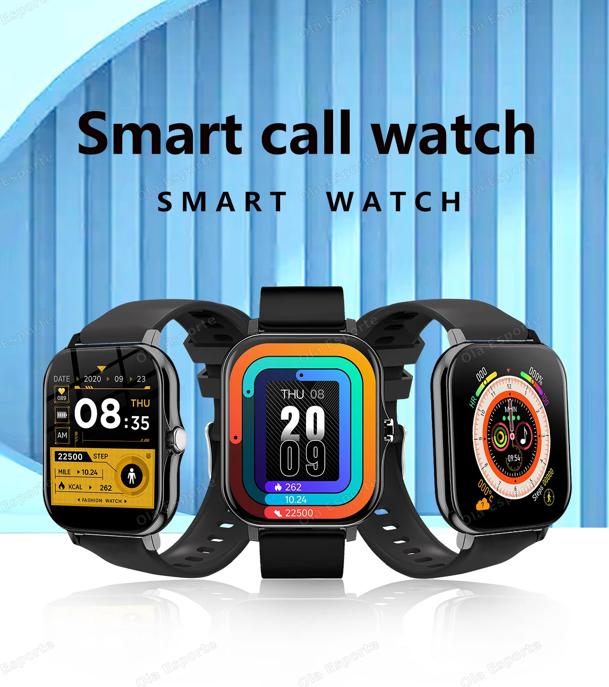 New 1.83-inch Smartwatch Call Notifications Sleep Monitoring Activity Tracking Smart Watch Compatible with Android and iOS Ht30