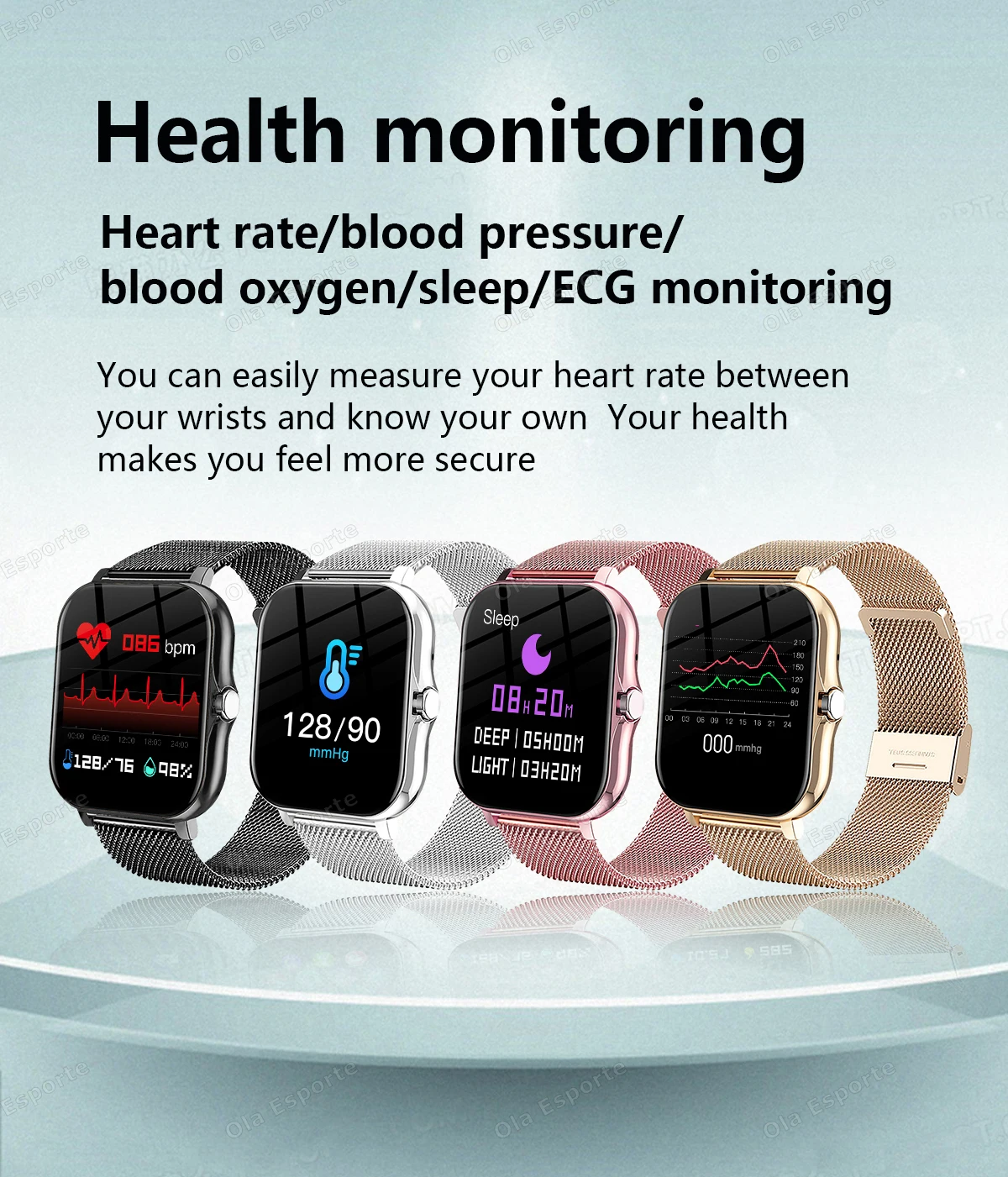New 1.83-inch Smartwatch Call Notifications Sleep Monitoring Activity Tracking Smart Watch Compatible with Android and iOS Ht30