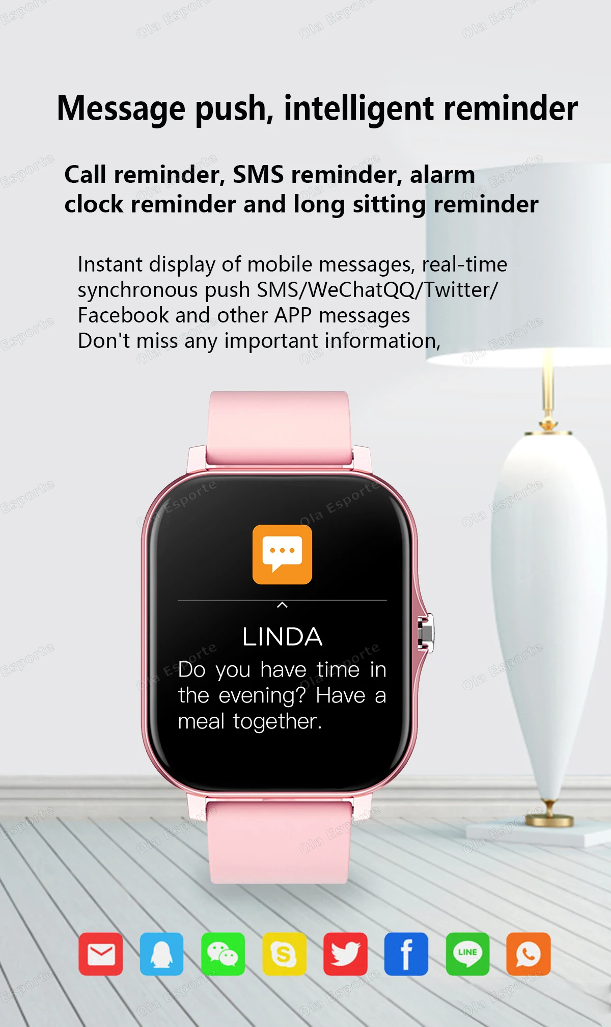 New 1.83-inch Smartwatch Call Notifications Sleep Monitoring Activity Tracking Smart Watch Compatible with Android and iOS Ht30