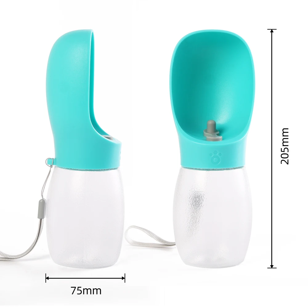 Pet Dog Water Bottle 300ML Puppy Drinking Bowls For Small Medium Dogs Cats Hiking Portable Cat Feeder Golden Retriever Supplies