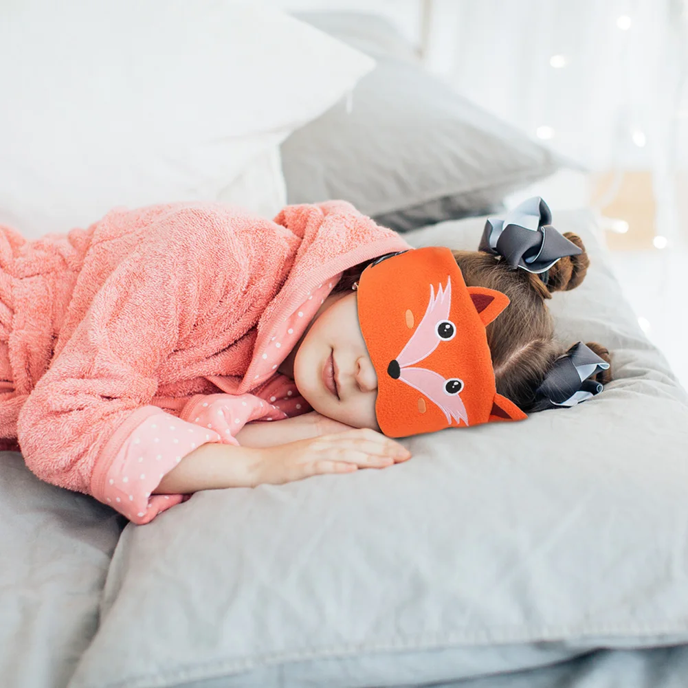 Cartoon Animal Wireless Music Earphones Sleeping Eye Mask Bluetooth Headphones V5.0 Headsets Headband For Kids Outside Sleeping