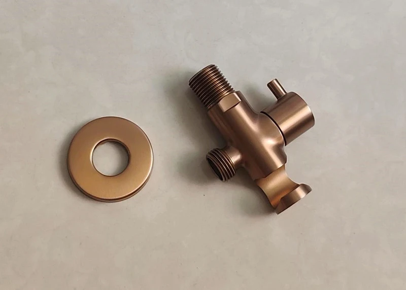 Brass Hand held black Bidet Shower set Perforating Toilet Jet Cleaner Portable brushed gold and gray Bidet Shower Head BD01