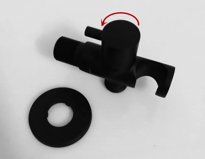 Brass Hand held black Bidet Shower set Perforating Toilet Jet Cleaner Portable brushed gold and gray Bidet Shower Head BD01