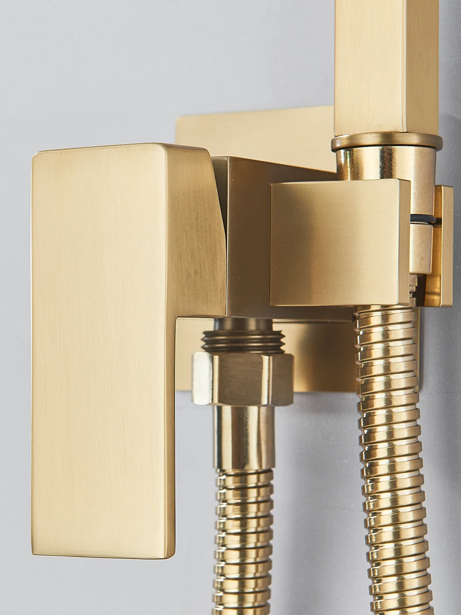 Bidet Toilet Sprayer Faucet Brass Bidet Faucet Muslim Ducha Higienica Hot Cold Water Mixer Tap Toilet Faucets